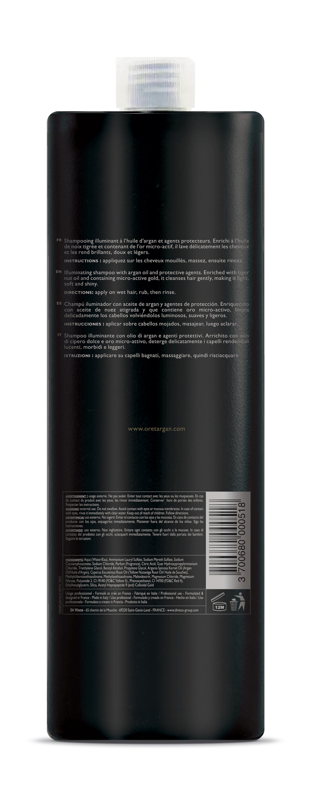 OR & Argan Shampoo Illuminant 1000ml