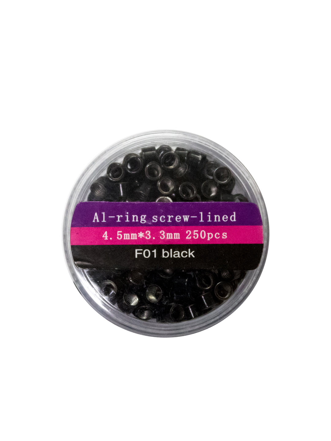 MICROLINKS - 4.5 x 3.3 AL-RING SCREW LINED