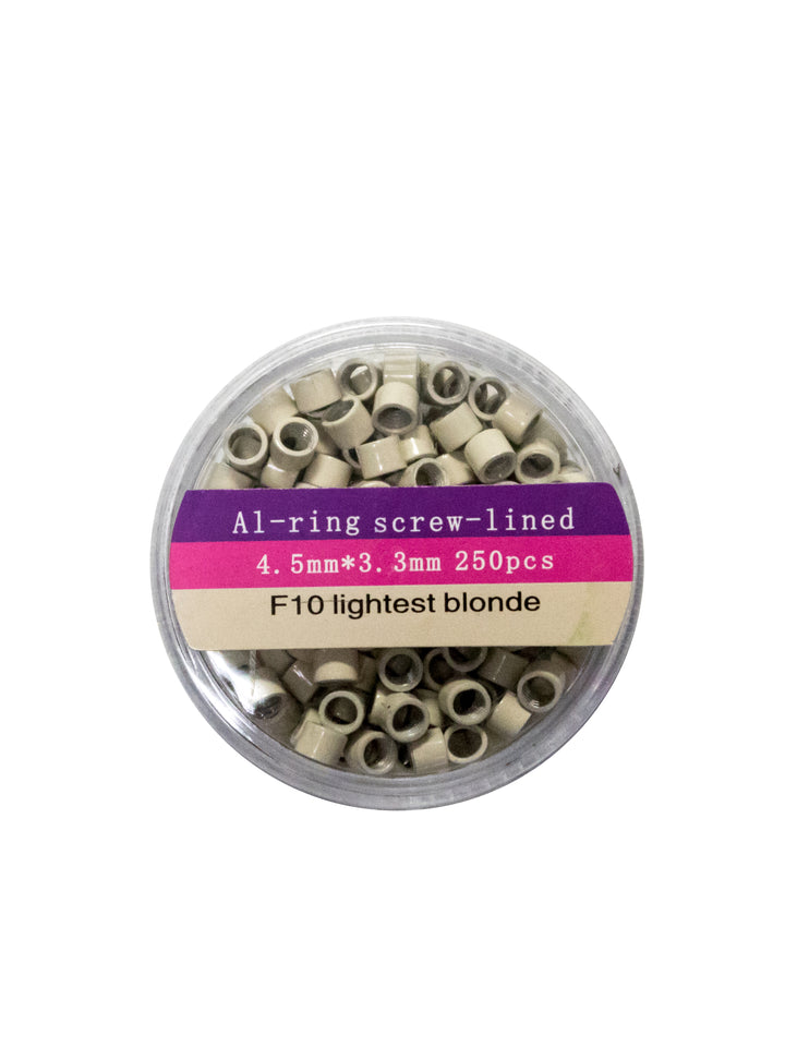 MICROLINKS - 4.5 x 3.3 AL-RING SCREW LINED